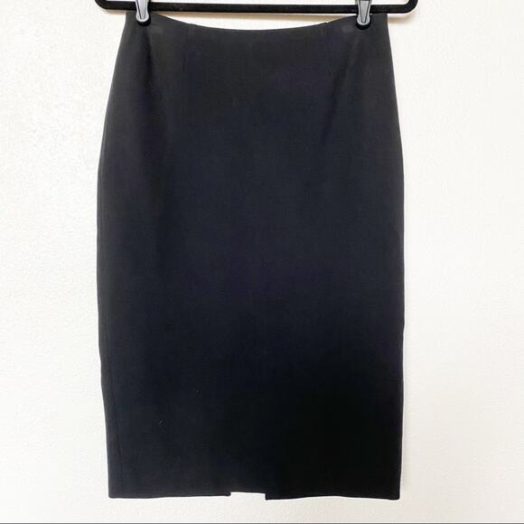 Charles Chang-Lima Black Pencil Skirt Size 6 - Picture 1 of 6